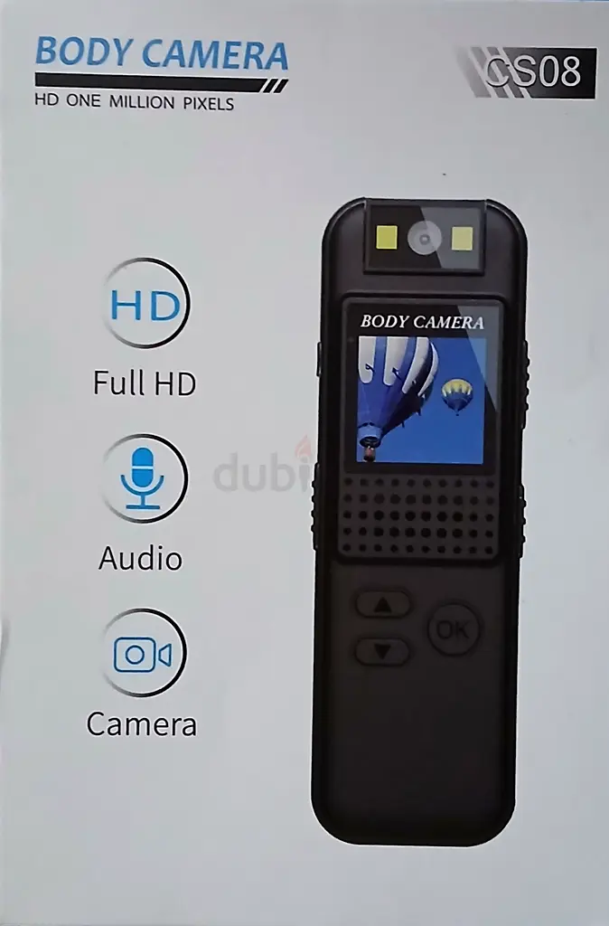 Compact Body Camera with HD Recording