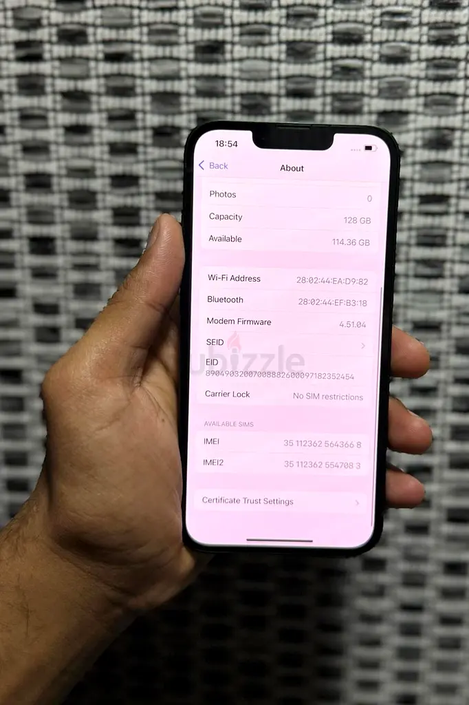 آبل آيفون 13 بسعة 128 جيجابايت