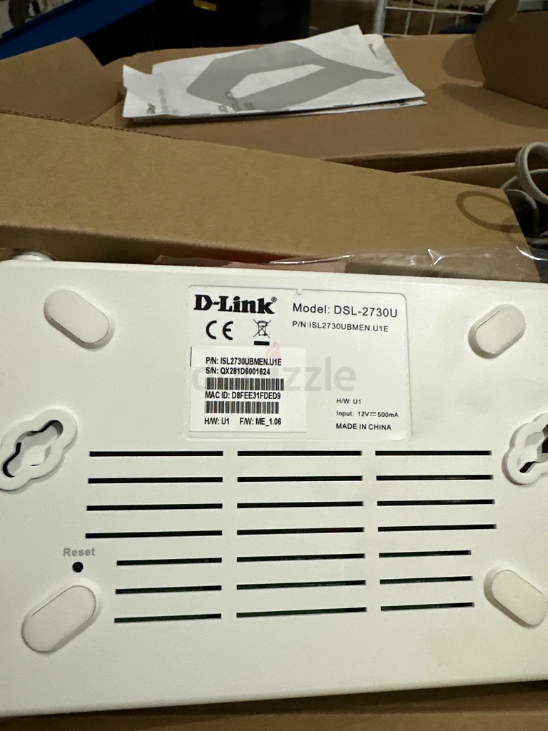 جهاز توجيه لاسلكي D-Link DSL-2730U ADSL - اتصال عالي السرعة63256070813698111
