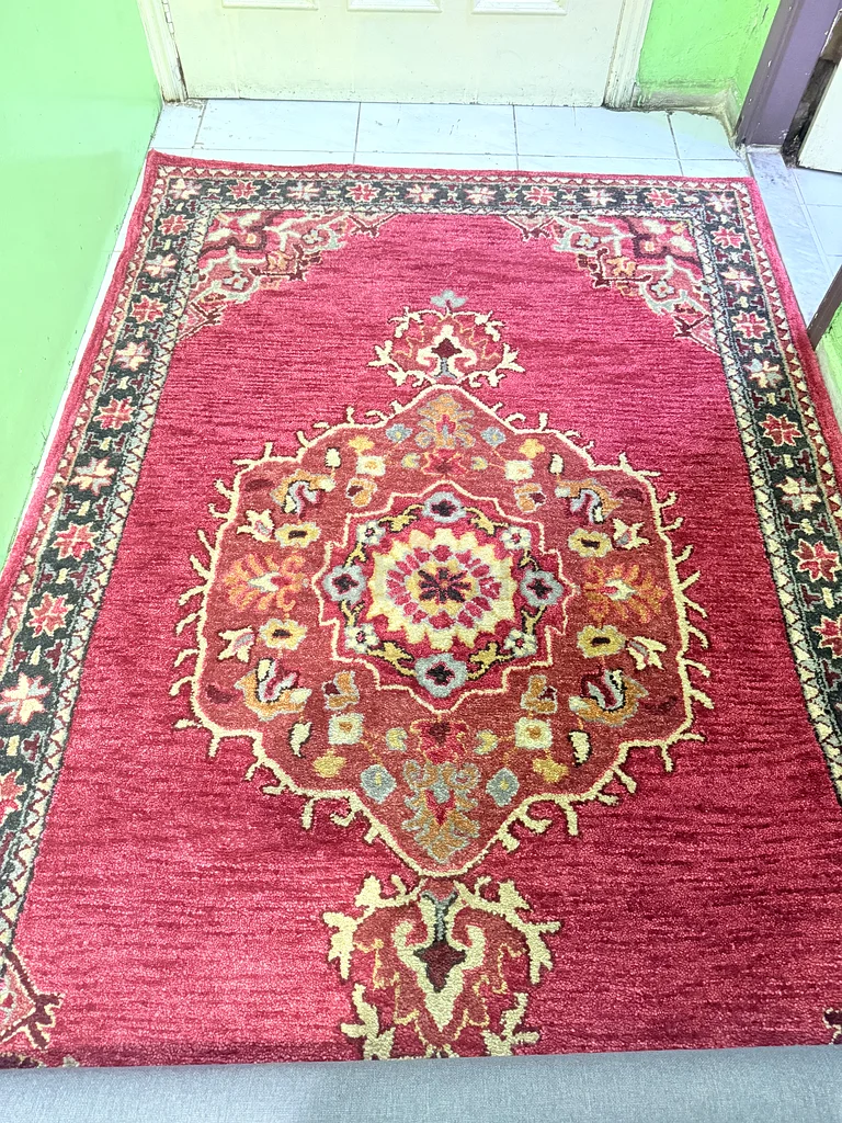خصم 90% - سجادة أنيقة من الصوف على الطراز الفارسي من علامة Pottry Barnd الأمريكية، منسوجة يدويًا، جديدة تمامًا63185241411459112