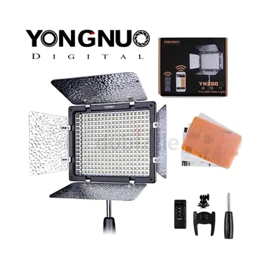 YongNuo YN-300 III Photo LED Light with AC Adapter