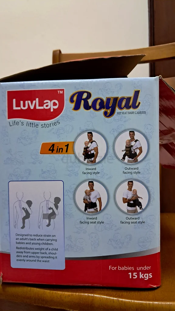 LuvLap 4-in-1 Baby Carrier - Royal Edition63204857127427111