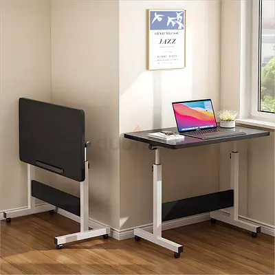 Brand New Rolling Height Adjustable Desk Small Portable Desk Mobile Laptop Desk with Lockable Wheels