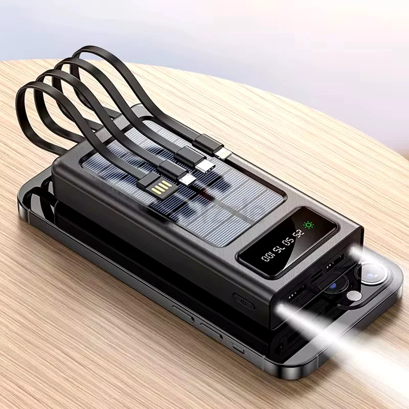 Portable Solar Power Bank - Worry-Free Travel..free delivery…20000 mah ultra slim speed high63192100302979112