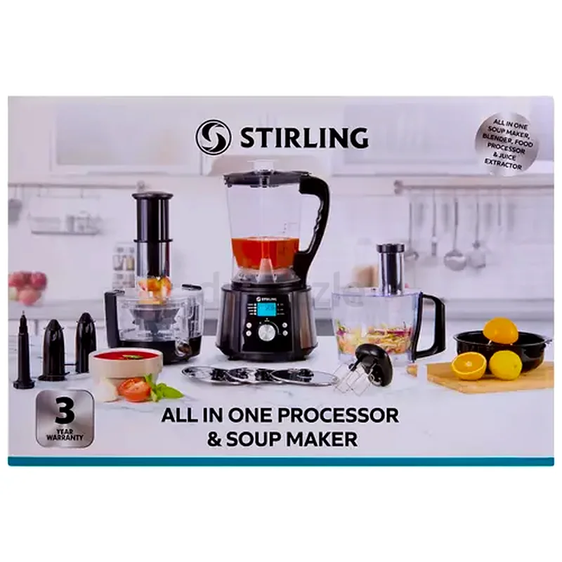 Stirling All-In-One Processor  Soup Maker - Your Kitchen Companion!63249254795905111