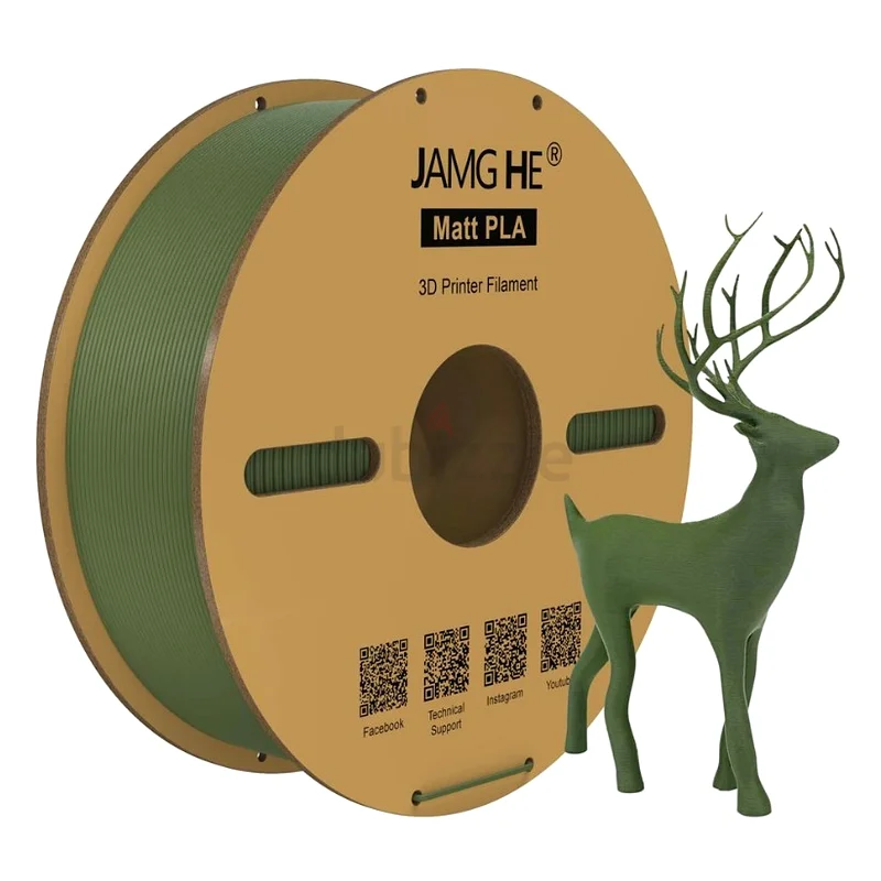 Jamg He Matt PLA 3D Printer Filament 1.75 1kg63259190343811112