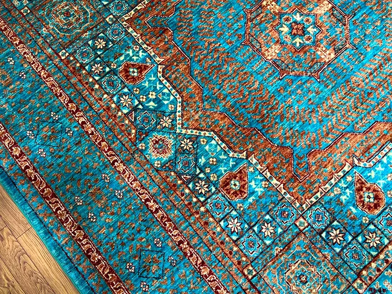 177 × 249 سم | سجادة مملوكية يدوية جديدة رائعة وجودة عالية63182263398274112
