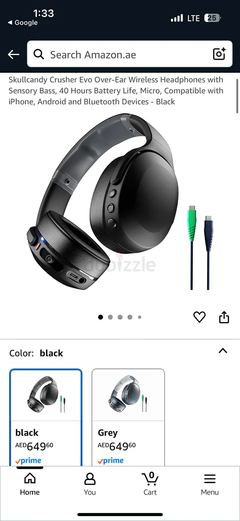 Skullcandy Crusher Evo Headphones - Feel the Bass, Tuned to You!63166177120387114