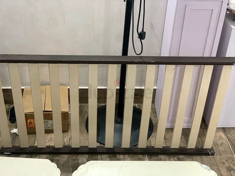 A large wooden bed for children with mattress63208855726593114