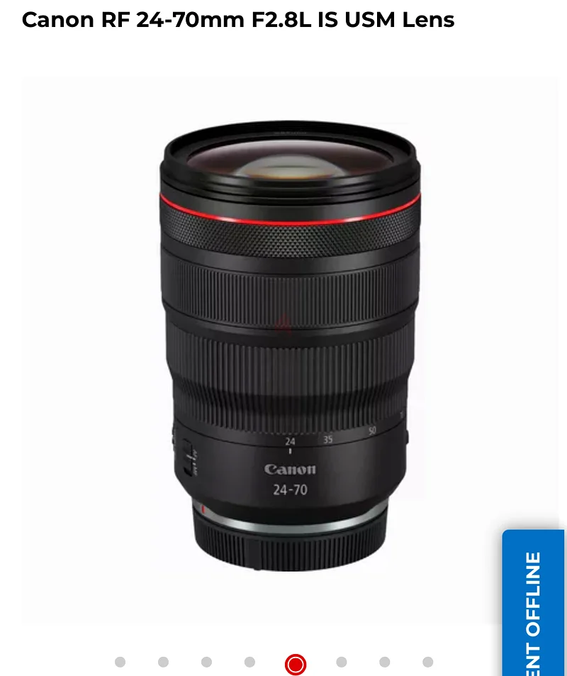 عدسة كانون RF 70-200 مم F2.8L IS USM - جودة احترافية بين يديك! مع عدستين63172680553474113
