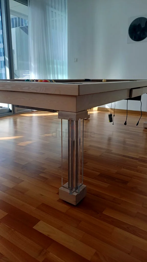 Stylish Pool Table with LED Lights - Perfect for Your Game Room!63170406843395112