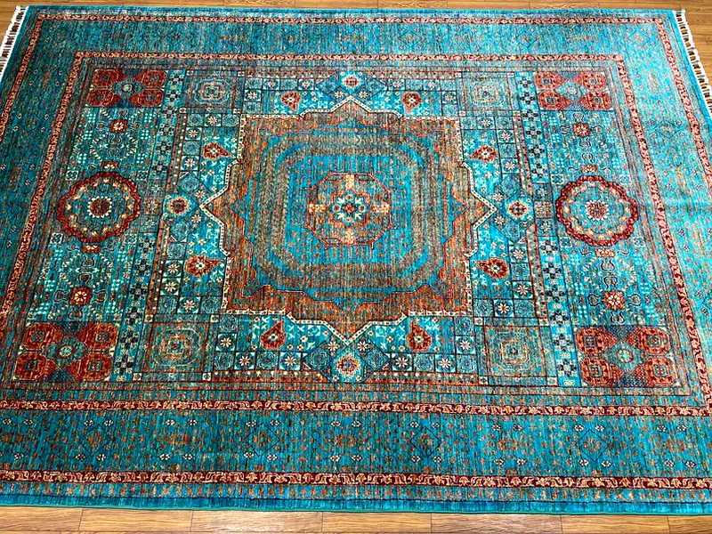 177 × 249 سم | سجادة مملوكية يدوية جديدة رائعة وجودة عالية63182263398274113