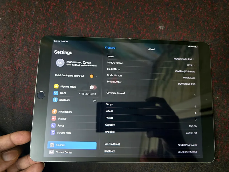 Apple iPad Pro 10.5(2017) 256 GB63184727035139112
