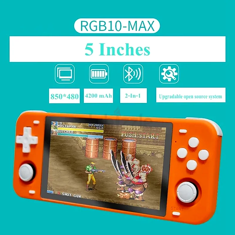 POWKIDDY RGB10MAX Retro Open Source System Handheld Game Console RGB10 MAX 5.0-Inch IPS Screen63173869107587112