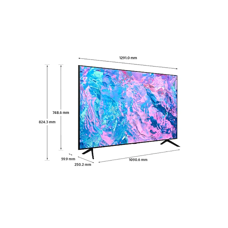 58 Inch TV - Samsung 58 In Crystal UHD 4K Smart TV, HDR, Slim Design, Same Day Delivery Available63265094932353112