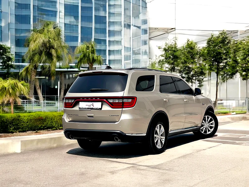 AED 1,620 PM | DODGE DURANGO LIMITED 5.7L HEMI V8 | GCC | MINT CONDITION | GOOD CABIN SPACE63224788149121114