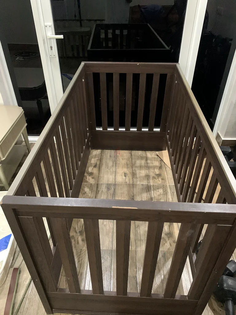 A large wooden bed for children with mattress63208855726593111