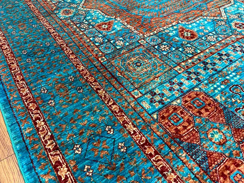 177 × 249 سم | سجادة مملوكية يدوية جديدة رائعة وجودة عالية63182263398274114