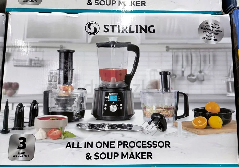 Stirling All-In-One Processor  Soup Maker - Your Kitchen Companion!63249254795905112