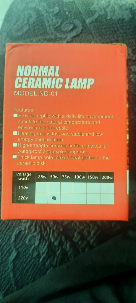 2 pieces of Nomoy Pet Normal Ceramic Lamp for Reptiles63232644326275112