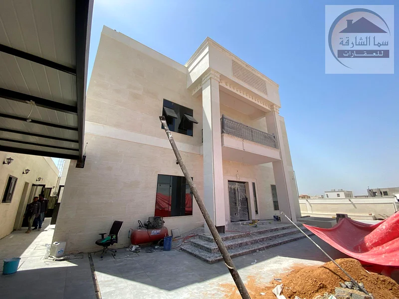 In Al-Raqeeba district, two twin villas on a corner plot of land with an area of ​​12,000 square feet, close to the entrance and exit63205836998018112