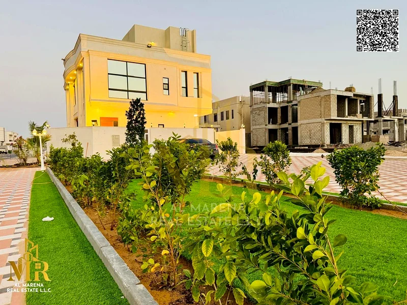 For sale - Luxury villa in Al Bahia - Ajman | 5 master bedrooms | Separate living room and hall | Private pool | Elegant design and distinctive finish63883087679489112