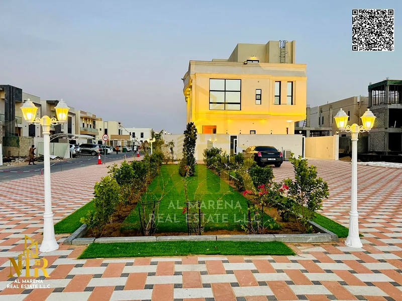 For sale - Luxury villa in Al Bahia - Ajman | 5 master bedrooms | Separate living room and hall | Private pool | Elegant design and distinctive finish63883087679489111