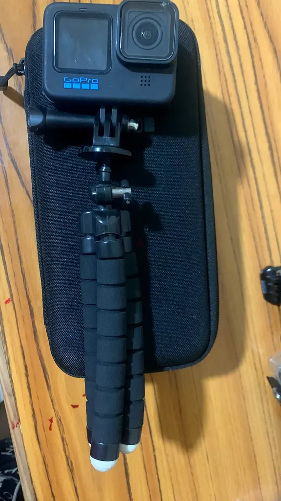 GoPro Camera with Flexible Tripod  Case - Adventure Ready!