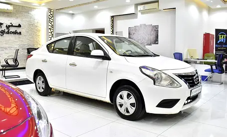 EXCELLENT DEAL for our Nissan Sunny ( 2021 Model ) in White Color GCC Specs