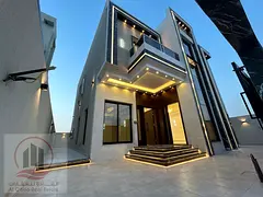 For sale, a villa in Ajman Al Zahia, 5 master rooms, a Majles room, a hall, and a maid’s room, fre