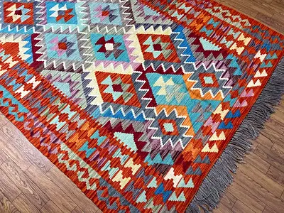 120 x 180 cm | new Handmade Turkmen Kilim Fine Quality Rug