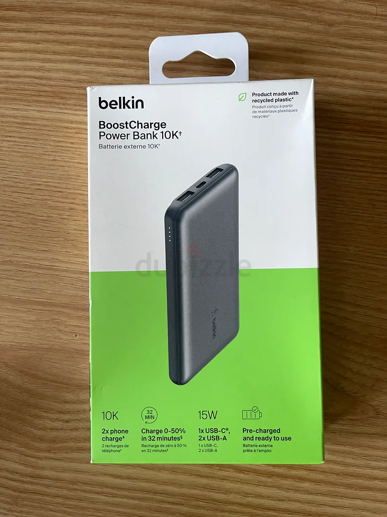 بنك طاقة Belkin BoostCharge 10K - ابقَ مشحونًا في أي مكان!63260219364482110