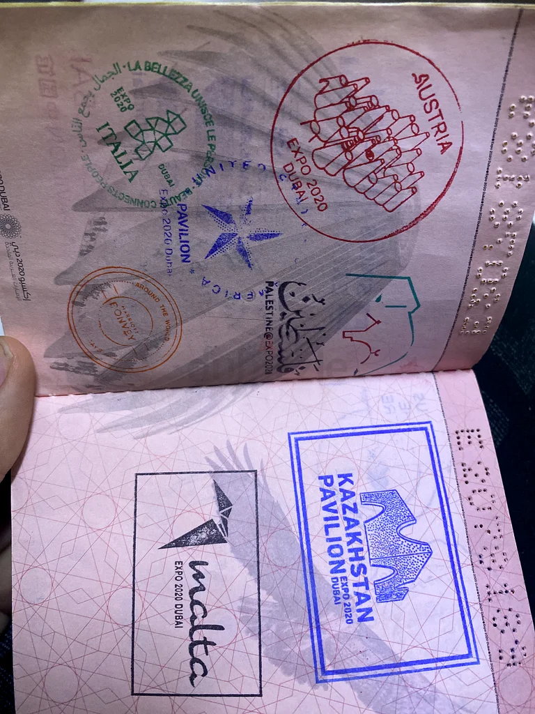19 stamps Experience the Wonders of Expo 2020 with Your Official Passport63225338514689112