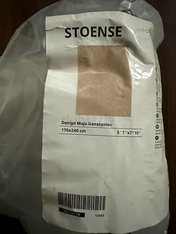 [NEW] IKEA STOENSE Rug, Low Pile, Off-White, 170*240cm