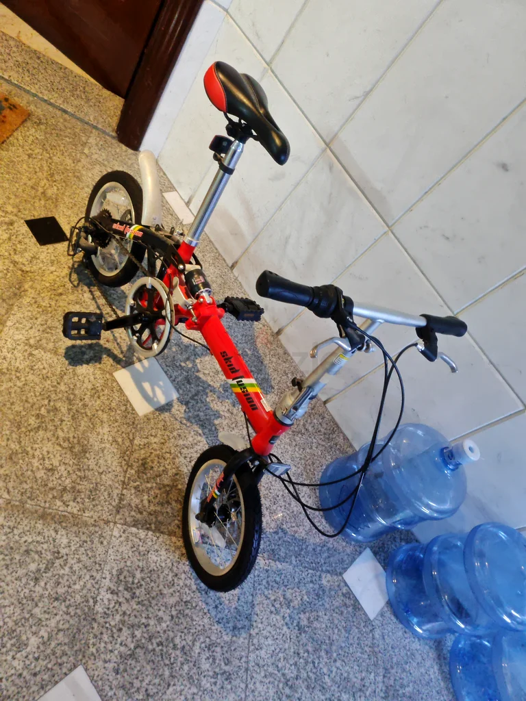 Fold able bike used once brand new dubizzle