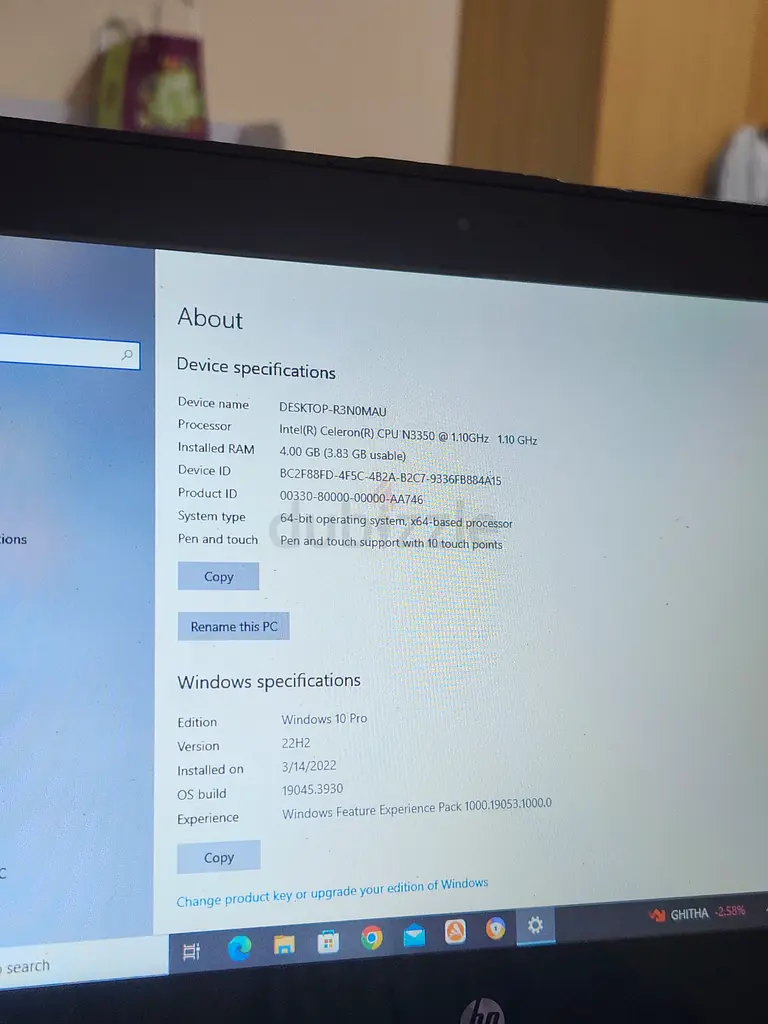 HP laptop63254993743873114