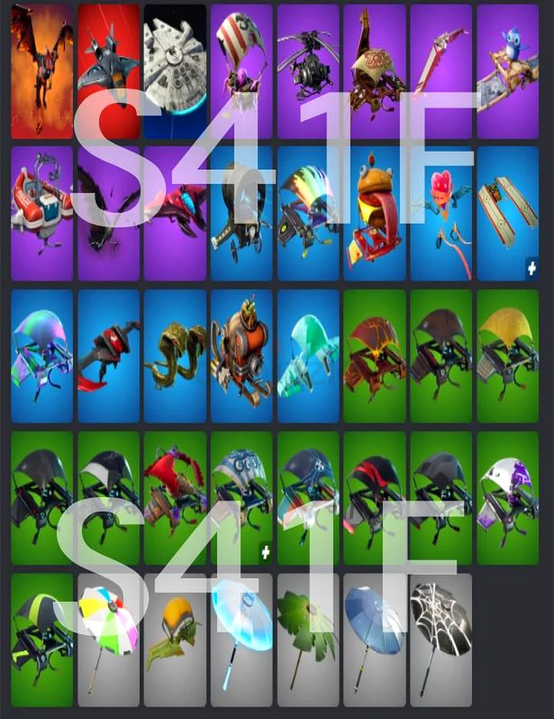 حساب أصلي لـ Fortnite (تم إنشاؤه في الفصل 1 الموسم 4)63229313107073114