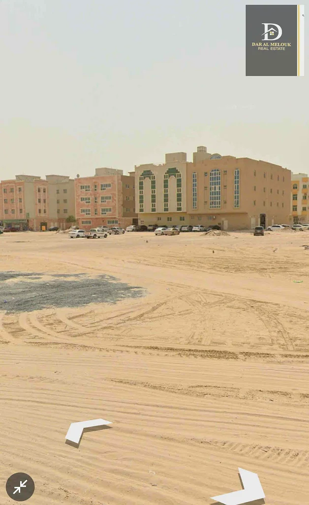 For sale in Muwailih area, Sharjah, a commercial residential land with an area of ​​2900 feet, owned by citizens of the Gulf Cooperation Council cos63197615673091111