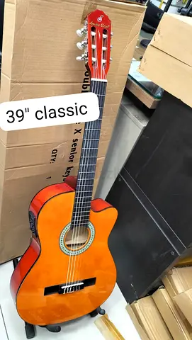 39-inch Classic Acoustic Guitar - Perfect for All Levels!