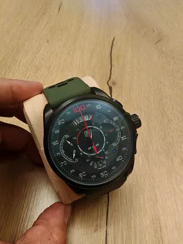 Tag huer Amg Sls superclone large dial Stylish Mens Sport Watch with Green Strap