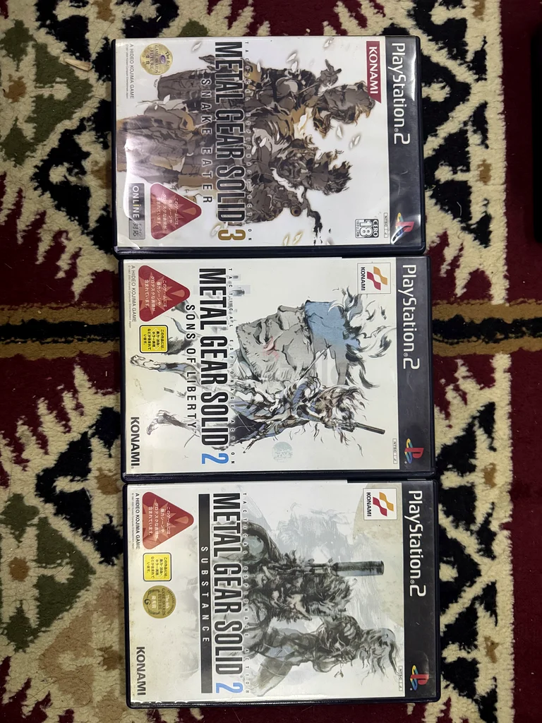 PS2 video games, Japan metal gear solid snake63231197650305113