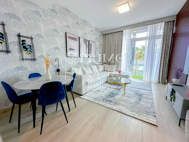 Chic 1-Bedroom Apartment with Balcony & City Views in Bloom Tower, JVC63835782661506112