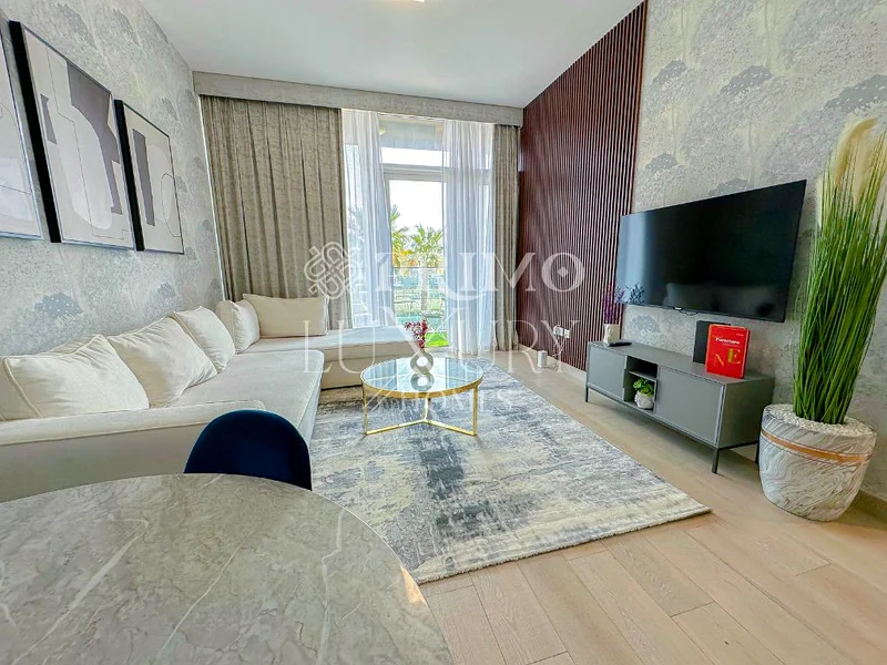 Chic 1-Bedroom Apartment with Balcony & City Views in Bloom Tower, JVC63835782661506113