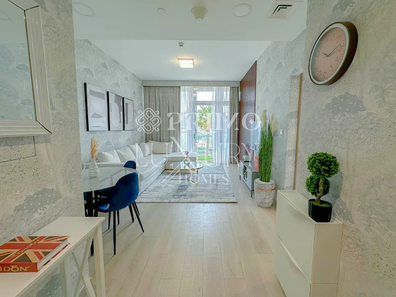 Chic 1-Bedroom Apartment with Balcony & City Views in Bloom Tower, JVC63835782661506110