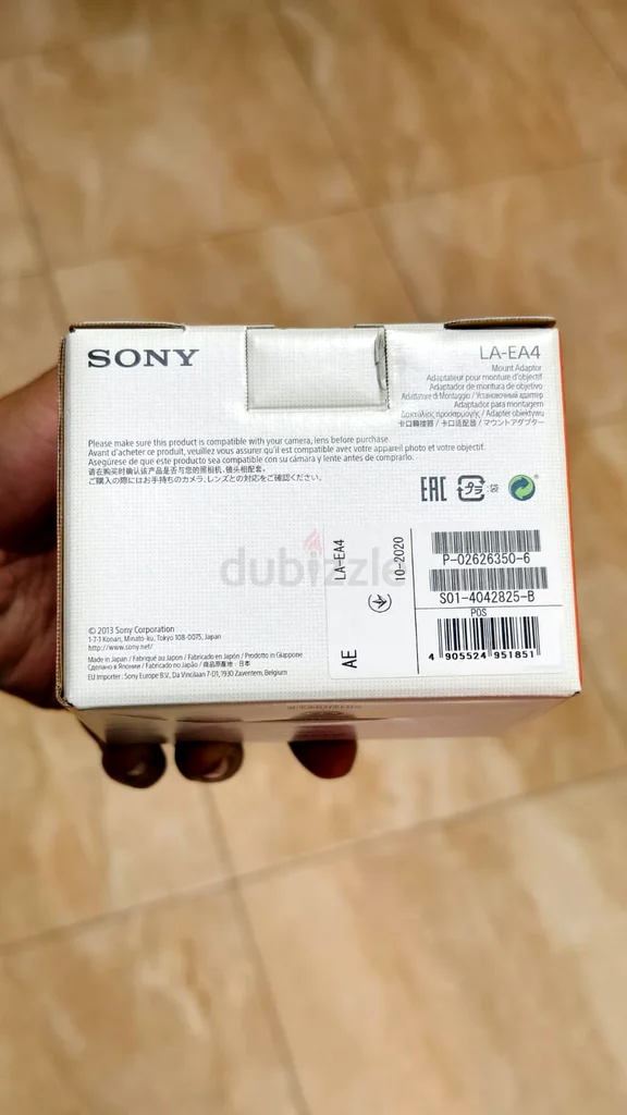 Sony LA-EA4 35mm Full-Frame A-Mount Adapter63233641446531111