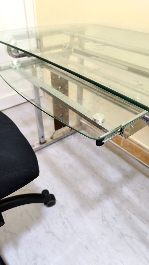 IKEA Chair with Glass Computer Table63218804101635113