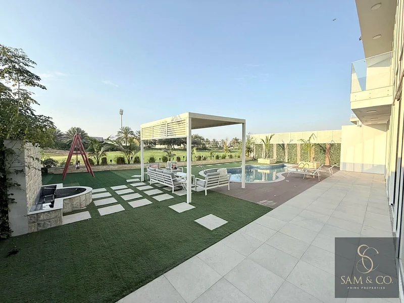 Lavish 7BR Furnished Villa with Pool | Gated Golf Community | For Sale in Al Zorah63884901036291113