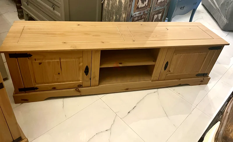 Charming Wooden TV Stand with Storage 180 cm63180833918338112