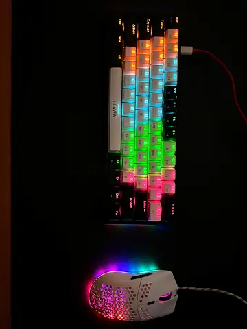 Gaming keyboard and mouse