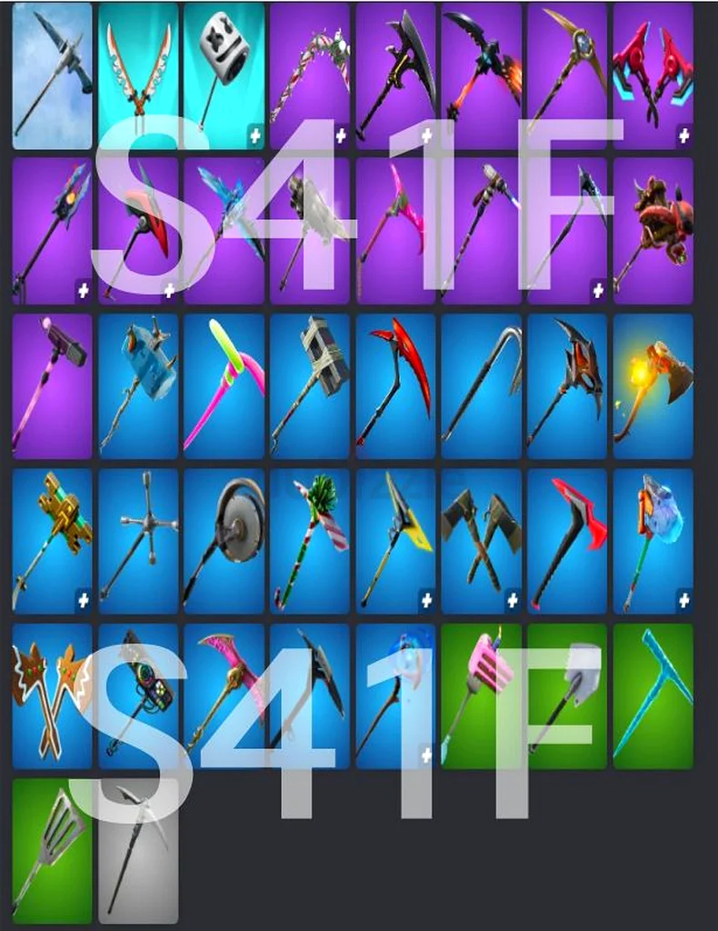 حساب أصلي لـ Fortnite (تم إنشاؤه في الفصل 1 الموسم 4)63229313107073112